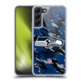 thumbnail image 1 of Head Case Designs NFL Seattle Seahawks Logo Camou Soft Gel Case for Samsung Galaxy S22+ 5G, 1 of 7