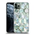 thumbnail image 1 of Head Case Designs Officially Licensed Micklyn Le Feuvre Marble Patterns Jade Honeycomb Soft Gel Case Compatible with Apple iPhone 11 Pro Max, 1 of 7
