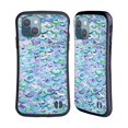 thumbnail image 1 of Head Case Designs Officially Licensed Micklyn Le Feuvre Marble Patterns Mosaic In Sapphire And Emerald Hybrid Case Compatible with Apple iPhone 13, 1 of 7