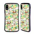 thumbnail image 1 of Head Case Designs Officially Licensed Micklyn Le Feuvre Patterns 2 Guinea Pigs And Daisies In Watercolour On Mint Hybrid Case Compatible with Apple iPhone XR, 1 of 7