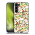 thumbnail image 1 of Head Case Designs Officially Licensed Micklyn Le Feuvre Patterns 2 Guinea Pigs And Daisies In Watercolour On Tan Soft Gel Case Compatible with Samsung Galaxy S23+ 5G, 1 of 7