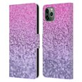 thumbnail image 1 of Head Case Designs Officially Licensed Monika Strigel Glitter Collection Lavender Pink Leather Book Wallet Case Cover Compatible with Apple iPhone 11 Pro Max, 1 of 6