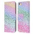 thumbnail image 1 of Head Case Designs Officially Licensed Monika Strigel Glitter Collection Unircorn Rainbow Leather Book Wallet Case Cover Compatible with Apple iPhone 6 / iPhone 6s, 1 of 6