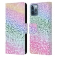 thumbnail image 1 of Head Case Designs Officially Licensed Monika Strigel Glitter Collection Unircorn Rainbow Leather Book Wallet Case Cover Compatible with Apple iPhone 12 / iPhone 12 Pro, 1 of 6