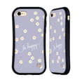 thumbnail image 1 of Head Case Designs Officially Licensed Monika Strigel Happy Daisy Lavender Hybrid Case Compatible with Apple iPhone 7 / 8 / SE 2020 & 2022, 1 of 7