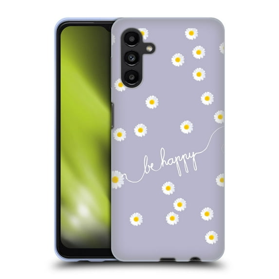 Head Case Designs Officially Licensed Monika Strigel Happy Daisy Lavender Soft Gel Case Compatible with Samsung Galaxy A13 5G (2021)