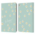 thumbnail image 1 of Head Case Designs Officially Licensed Monika Strigel Happy Daisy Mint Leather Book Wallet Case Cover Compatible with Apple iPad 9.7 2017 / iPad 9.7 2018, 1 of 6