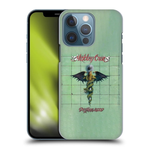 Head Case Designs Officially Licensed Motley Crue Albums Dr. Feelgood Hard Back Case Compatible with Apple iPhone 13 Pro