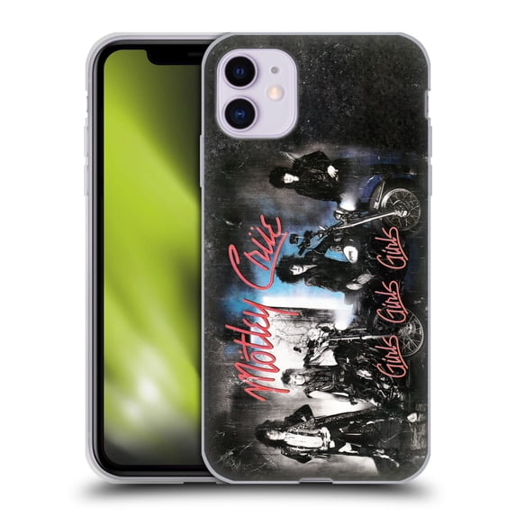 Head Case Designs Officially Licensed Motley Crue Albums Girls Girls Girls Soft Gel Case Compatible with Apple iPhone 11