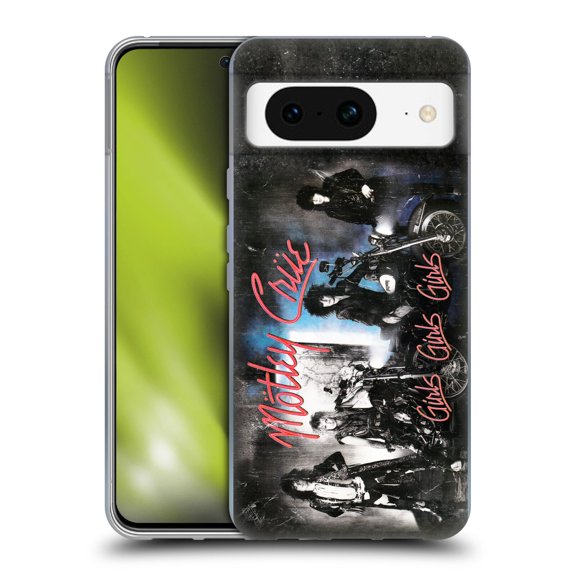 Head Case Designs Officially Licensed Motley Crue Albums Girls Girls Girls Soft Gel Case Compatible with Google Pixel 8