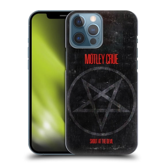 Head Case Designs Officially Licensed Motley Crue Albums SATD Star Hard Back Case Compatible with Apple iPhone 13 Pro Max