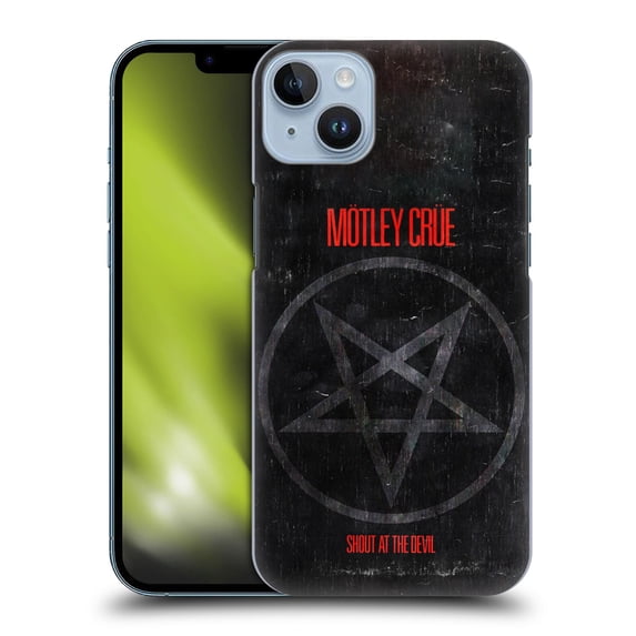 Head Case Designs Officially Licensed Motley Crue Albums SATD Star Hard Back Case Compatible with Apple iPhone 14 Plus