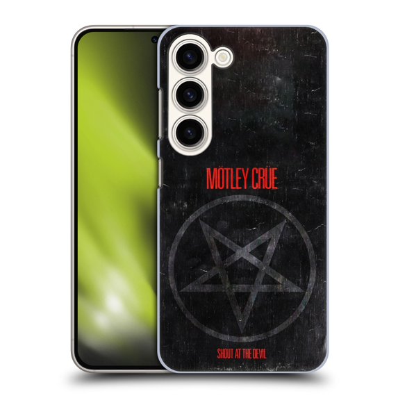 Head Case Designs Officially Licensed Motley Crue Albums SATD Star Hard Back Case Compatible with Samsung Galaxy S23 5G