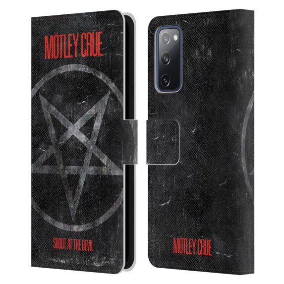 Head Case Designs Officially Licensed Motley Crue Albums SATD Star Leather Book Wallet Case Cover Compatible with Samsung Galaxy S20 FE / 5G