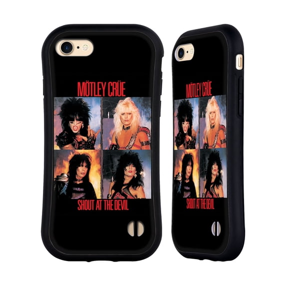 Head Case Designs Officially Licensed Motley Crue Albums Shout At The Devil Hybrid Case Compatible with Apple iPhone 7 / 8 / SE 2020 & 2022