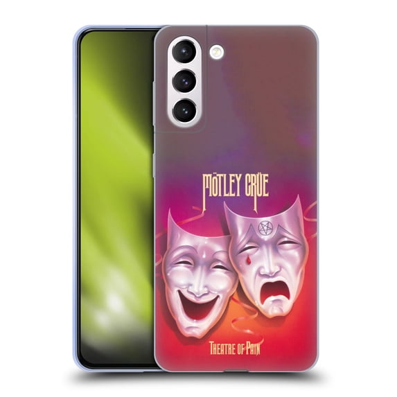 Head Case Designs Officially Licensed Motley Crue Albums Theater Of Pain Soft Gel Case Compatible with Samsung Galaxy S21+ 5G