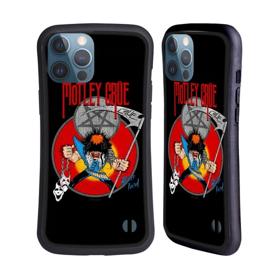 Head Case Designs Officially Licensed Motley Crue Key Art Allister Hybrid Case Compatible with Apple iPhone 13 Pro Max