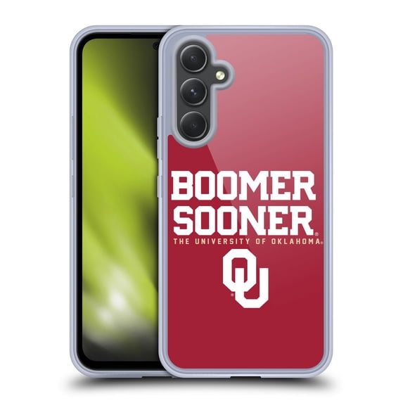 Head Case Designs University of Oklahoma OU The University of Oklahoma Boomer Sooner Soft Gel Case for Samsung Galaxy A54 5G