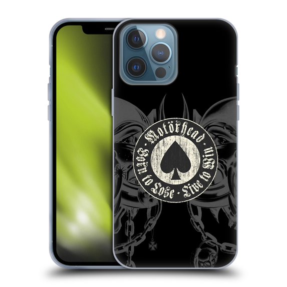 Head Case Designs Officially Licensed Motorhead Graphics Born To Lose Love To Win Soft Gel Case Compatible with Apple iPhone 13 Pro Max
