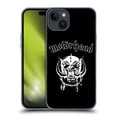thumbnail image 1 of Head Case Designs Officially Licensed Motorhead Graphics Classic Logo Soft Gel Case Compatible with Apple iPhone 15 Plus, 1 of 7