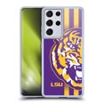 thumbnail image 1 of Head Case Designs Louisiana State University LSU LSU Art Tiger Graphics 2 Soft Gel Case for Samsung Galaxy S21 Ultra 5G, 1 of 7