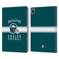 thumbnail image 1 of Head Case Designs NFL Philadelphia Eagles Graphics Helmet Typography Leather Book Wallet Case Cover For Apple iPad Pro 13 M4 2024, 1 of 6