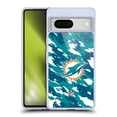 thumbnail image 1 of Head Case Designs NFL Miami Dolphins Logo Camou Soft Gel Case for Google Pixel 7, 1 of 7