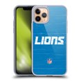 thumbnail image 1 of Head Case Designs NFL Detroit Lions Logo Distressed Look Soft Gel Case for Apple iPhone 11 Pro, 1 of 7