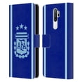 thumbnail image 1 of Head Case Designs Officially Licensed Argentina National Football Team 2024/25 Crest Kit Away Leather Wallet Case Compatible with OPPO Oppo A5 (2020), 1 of 6