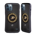 thumbnail image 1 of Head Case Designs Officially Licensed NHL Anaheim Ducks Puck Texture Hybrid Case Compatible with Apple iPhone 13 Pro Max, 1 of 7