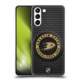 thumbnail image 1 of Head Case Designs Officially Licensed NHL Anaheim Ducks Puck Texture Soft Gel Case Compatible with Samsung Galaxy S21+ 5G, 1 of 7