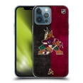 thumbnail image 1 of Head Case Designs Officially Licensed NHL Arizona Coyotes Half Distressed Soft Gel Case Compatible with Apple iPhone 13 Pro Max, 1 of 7