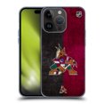 thumbnail image 1 of Head Case Designs Officially Licensed NHL Arizona Coyotes Half Distressed Soft Gel Case Compatible with Apple iPhone 15 Pro, 1 of 7