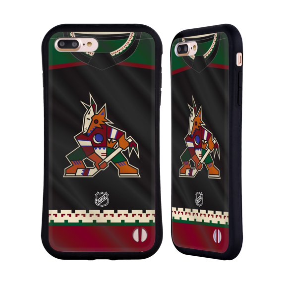 Head Case Designs Officially Licensed NHL Arizona Coyotes Jersey Hybrid Case Compatible with Apple iPhone 7 Plus / iPhone 8 Plus