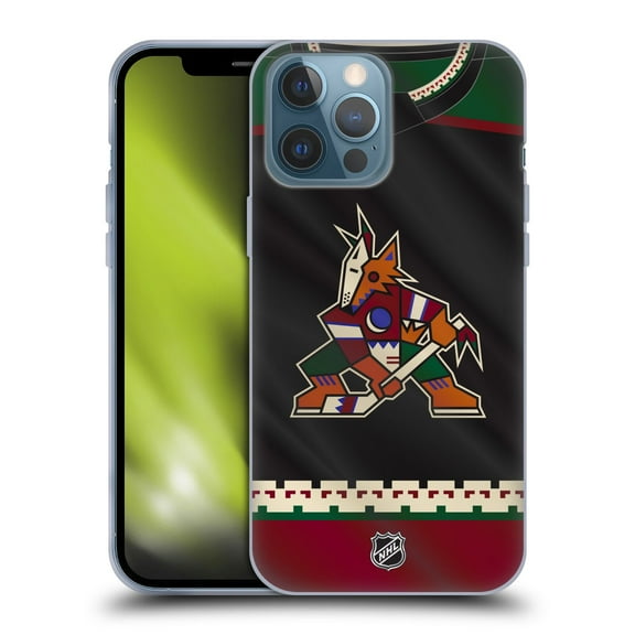 Head Case Designs Officially Licensed NHL Arizona Coyotes Jersey Soft Gel Case Compatible with Apple iPhone 13 Pro Max