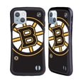 thumbnail image 1 of Head Case Designs Officially Licensed NHL Boston Bruins Oversized Hybrid Case Compatible with Apple iPhone 14, 1 of 7