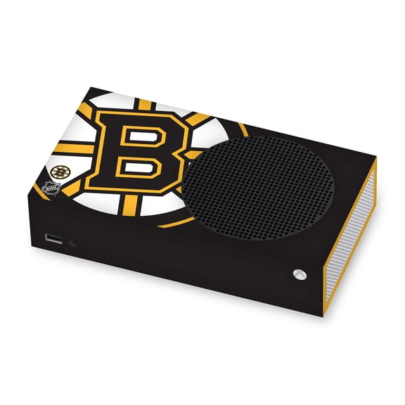 Head Case Designs Officially Licensed NHL Boston Bruins Oversized Vinyl Sticker Skin Decal Cover Compatible with Microsoft Xbox Series S Console