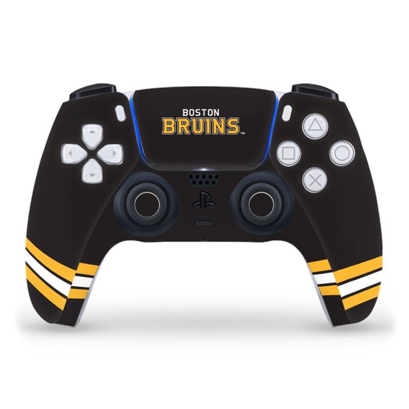 Head Case Designs Officially Licensed NHL Boston Bruins Oversized Vinyl Sticker Skin Decal Cover Compatible with Sony PS5 Sony DualSense Controller
