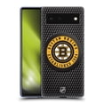 thumbnail image 1 of Head Case Designs Officially Licensed NHL Boston Bruins Puck Texture Soft Gel Case Compatible with Google Pixel 6, 1 of 7