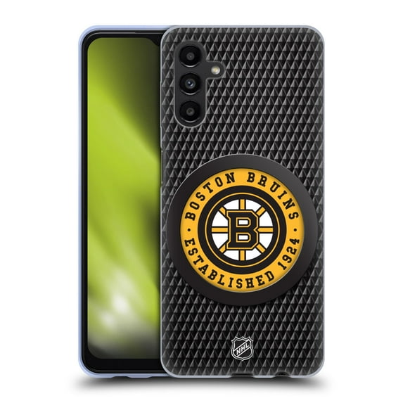 Head Case Designs Officially Licensed NHL Boston Bruins Puck Texture Soft Gel Case Compatible with Samsung Galaxy A13 5G (2021)