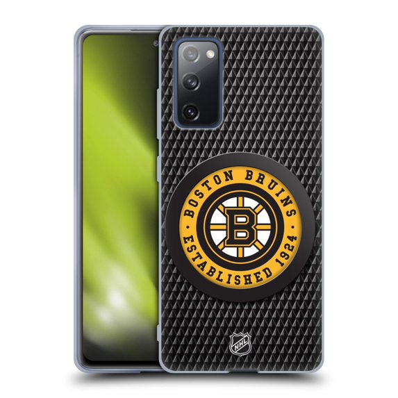Head Case Designs Officially Licensed NHL Boston Bruins Puck Texture Soft Gel Case Compatible with Samsung Galaxy S20 FE / 5G