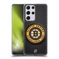 thumbnail image 1 of Head Case Designs Officially Licensed NHL Boston Bruins Puck Texture Soft Gel Case Compatible with Samsung Galaxy S21 Ultra 5G, 1 of 7