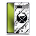thumbnail image 1 of Head Case Designs Officially Licensed NHL Buffalo Sabres Marble Soft Gel Case Compatible with Google Pixel 7a, 1 of 7