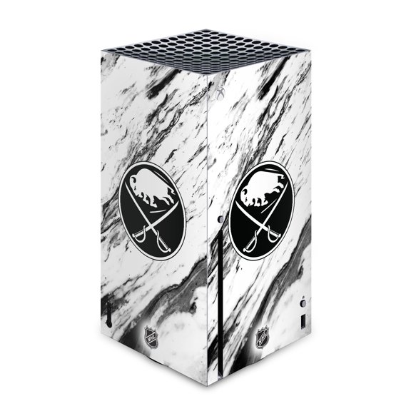 Head Case Designs Officially Licensed NHL Buffalo Sabres Marble Vinyl Sticker Skin Decal Cover Compatible with Microsoft Xbox Series X