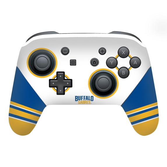 Head Case Designs Officially Licensed NHL Buffalo Sabres Plain Vinyl Sticker Skin Decal Cover Compatible with Nintendo Switch Pro Controller