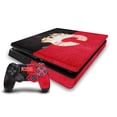 thumbnail image 1 of Head Case Designs Officially Licensed NHL Calgary Flames Half Distressed Vinyl Sticker Skin Decal Cover Compatible with Sony PS4 Slim Console & Controller, 1 of 9