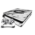 thumbnail image 1 of Head Case Designs Officially Licensed NHL Calgary Flames Marble Vinyl Sticker Skin Decal Cover Compatible with Sony PS4 Slim Console & Controller, 1 of 9