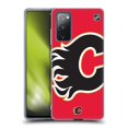 thumbnail image 1 of Head Case Designs Officially Licensed NHL Calgary Flames Oversized Soft Gel Case Compatible with Samsung Galaxy S20 FE / 5G, 1 of 7