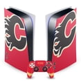 thumbnail image 1 of Head Case Designs Officially Licensed NHL Calgary Flames Oversized Vinyl Sticker Skin Decal Cover Compatible with Sony PS5 Digital Edition Bundle, 1 of 8