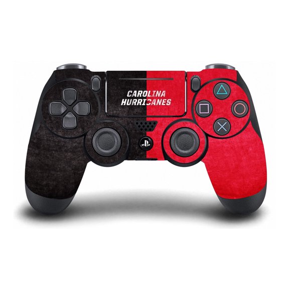 Head Case Designs Officially Licensed NHL Carolina Hurricanes Half Distressed Vinyl Sticker Skin Decal Cover Compatible with Sony DualShock 4 Controller